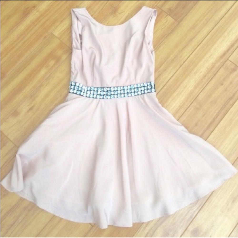 Very stunning nude aline dress